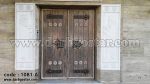 1081-A درب فلزی طرح چوب